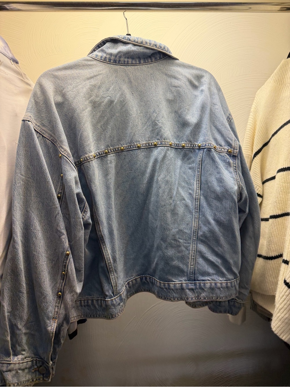 Universal Threads Studded Jean Jacket - Picture 2 of 3